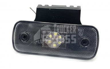 Габаритный фонарь Белый 12-24v с кронштейном FR 6LED
