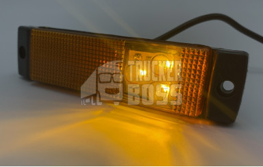 Ліхтарик габаритний KRONE діодний жовтий 12-24v 3LED FR