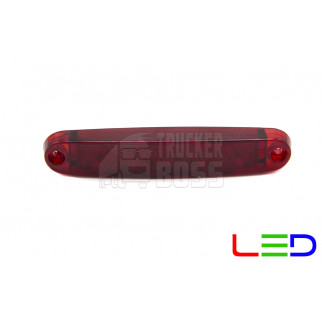 Габаритный фонарь Красный 12-24v 10LED FR