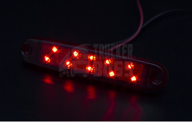 Габаритний ліхтар Червоний 12-24v 10LED FR