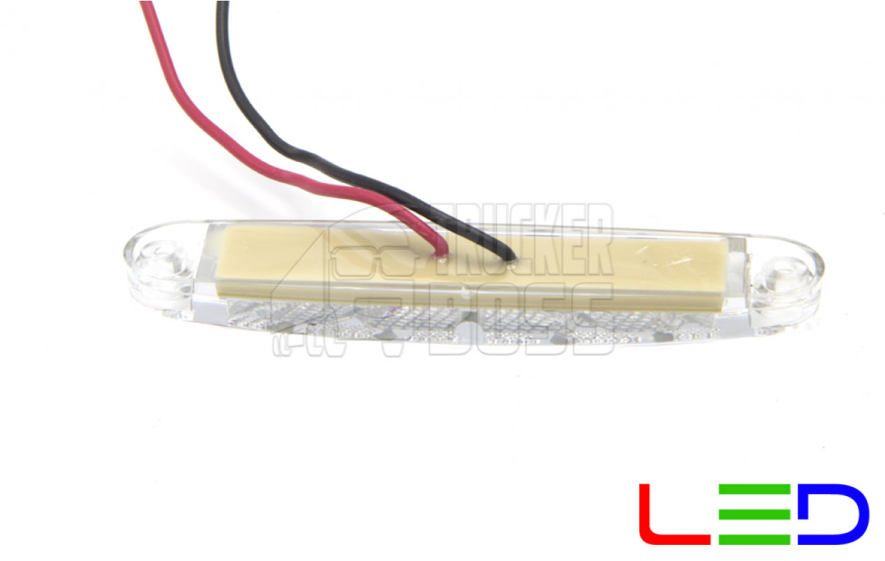 Габаритный фонарь Белый 12-24v 10LED FR
