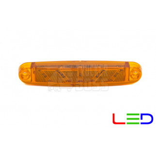 Габаритний ліхтар Жовтий 12-24v 10LED FR