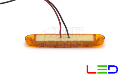 Габаритный фонарь Желтый 12-24v 10LED FR