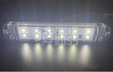 Габаритный фонарь Белый 12-24v 12LED Form plas