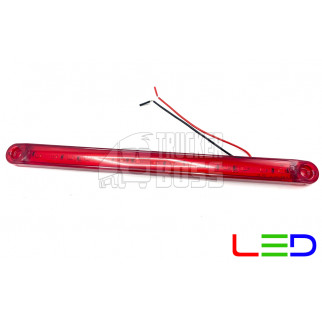 Габаритный фонарь Красный 12-24v 15LED FR