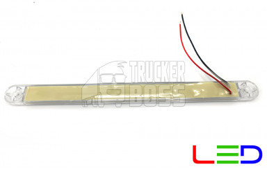Габаритный фонарь Белый 12-24v 15LED FR