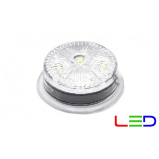 Вставка в габарит прицепа белая LED 12-24v FR