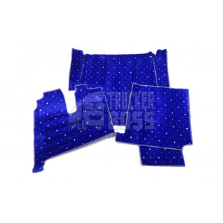 Ворсовые коврики MAN TGX 400-440 (2010-2014г) Синие