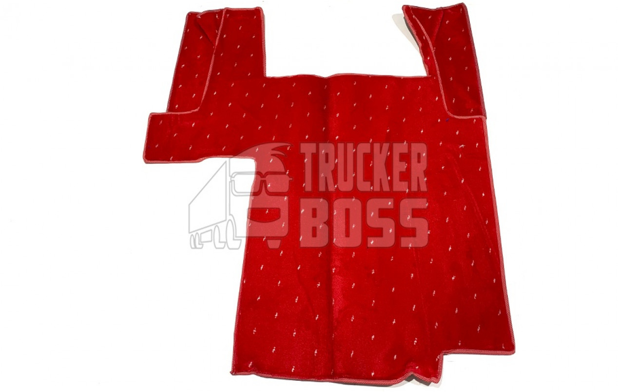 Ворсовые коврики MAN TGX автомат 2 ящика Красные