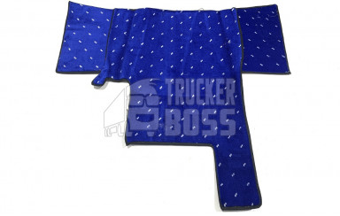Ворсовые коврики MAN TGA 410 2006-2010 Синие Механика