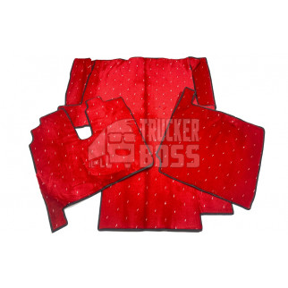 Ворсові килимки MAN TGX 400-440 2010-2014 Червоні Автомат