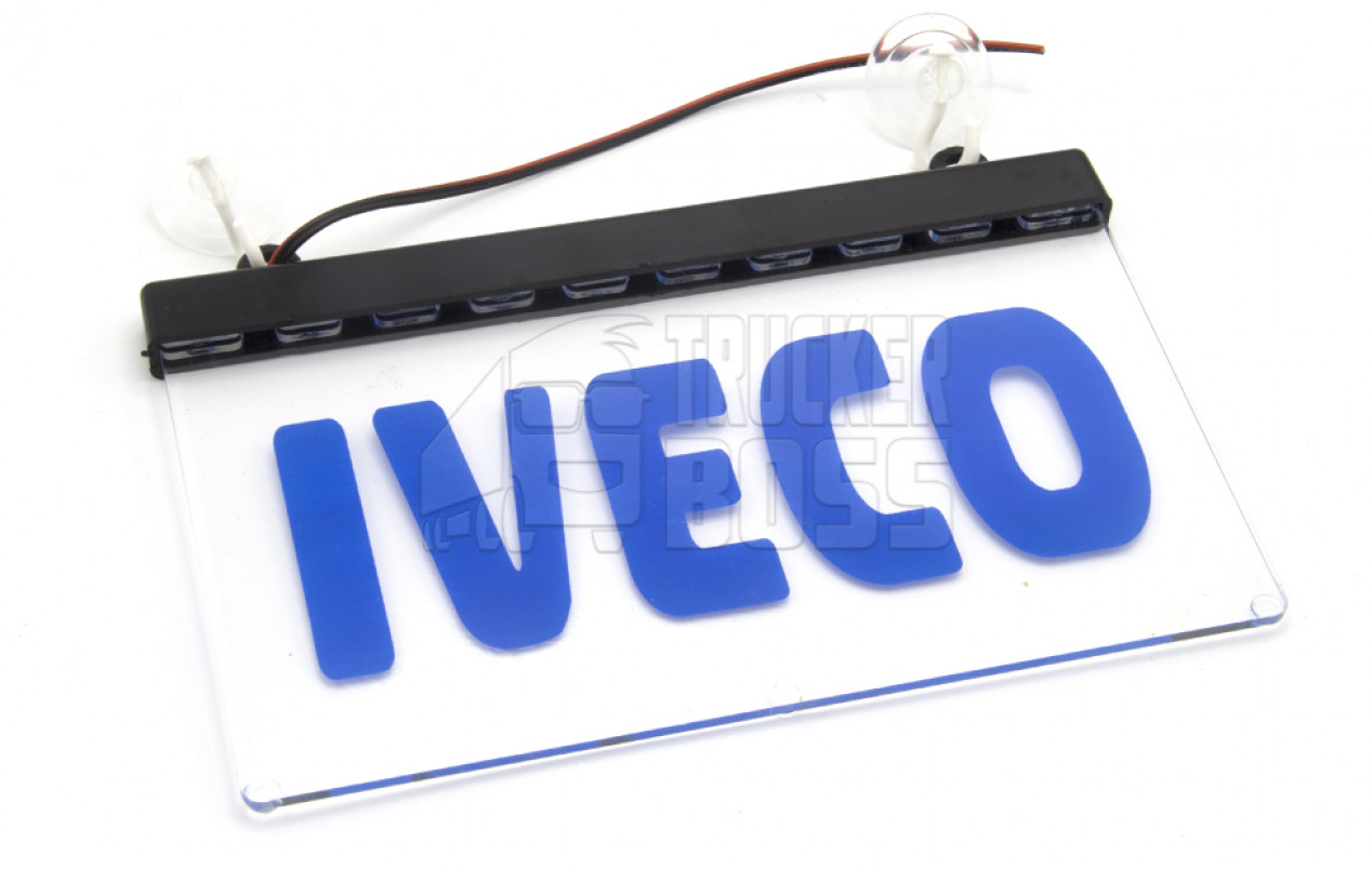 Светодиодная табличка IVECO 200x120мм 24v