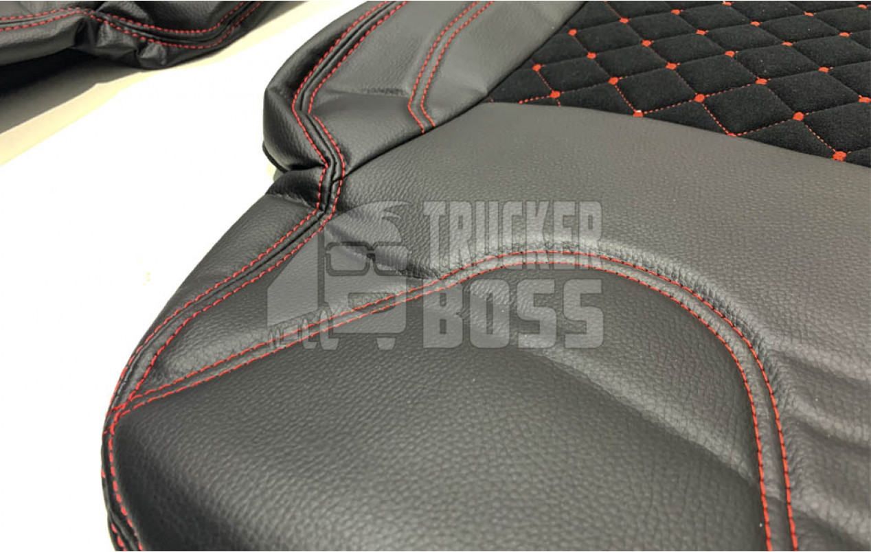Чехлы на сиденье TRUCKER BOSS TWIN DAF XF105 - 106 Черные