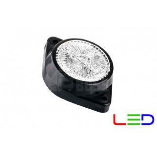 Фонарь габаритный Белый 24v 4LED L0036 NOKTA