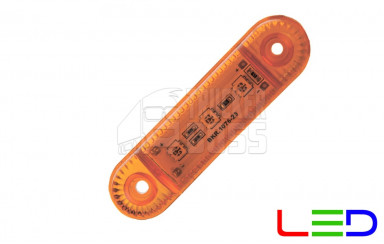 Габаритный фонарь Желтый 24v 3LED NOKTA