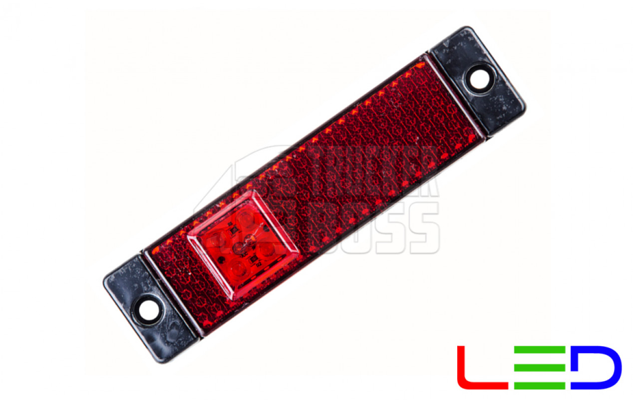 Фонарь габаритный KRONE Красный 24v LED NOKTA