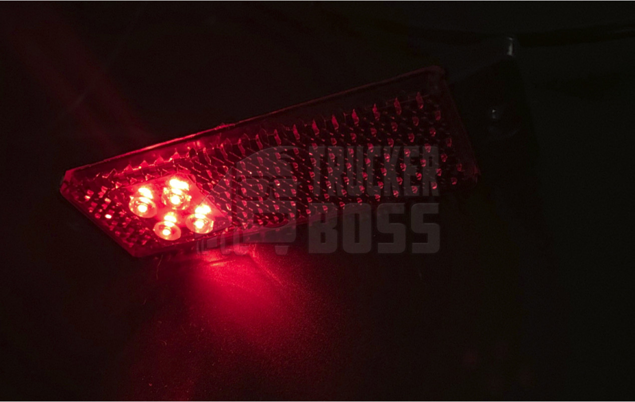 Фонарь габаритный KRONE Красный 24v LED NOKTA