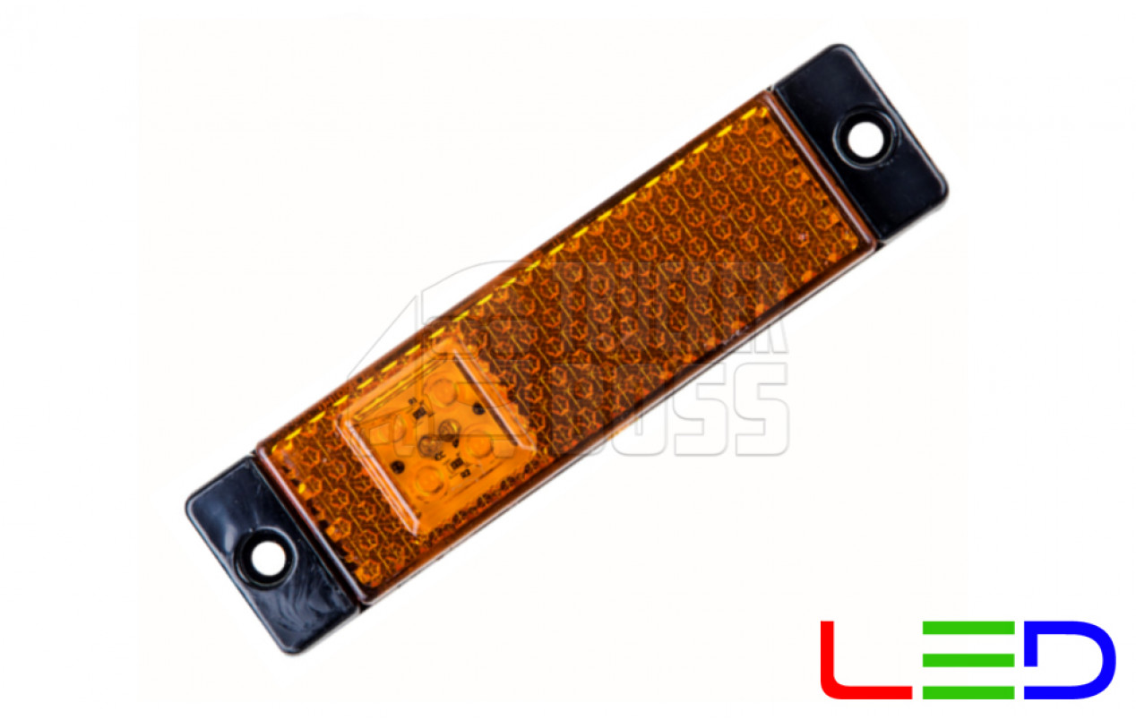 Фонарь габаритный KRONE Желтый 24v LED NOKTA