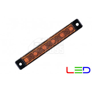 Габаритный фонарь диодный Желтый 24v 6LED NOKTA