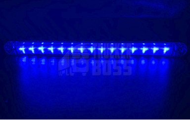 Габаритный фонарь Синий 24v 15LED NOKTA