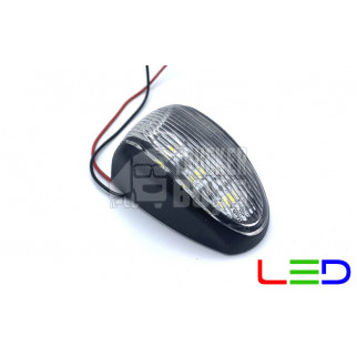 Габарит з блиманням на кабіну Білий 12-24v 3LED