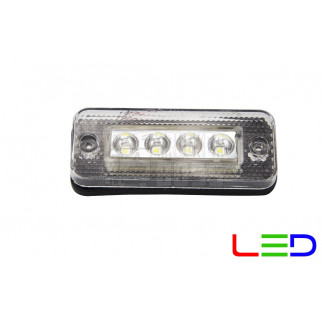 Фонарик лобовой MAN/DAF Белый 24v 4LED NOKTA