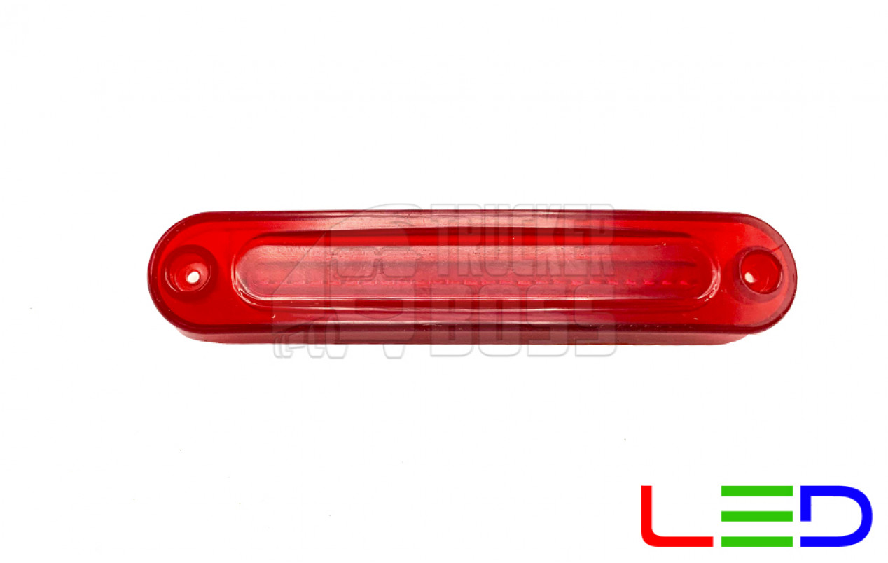 Габаритный фонарик Красный 24v 12LED NOKTA