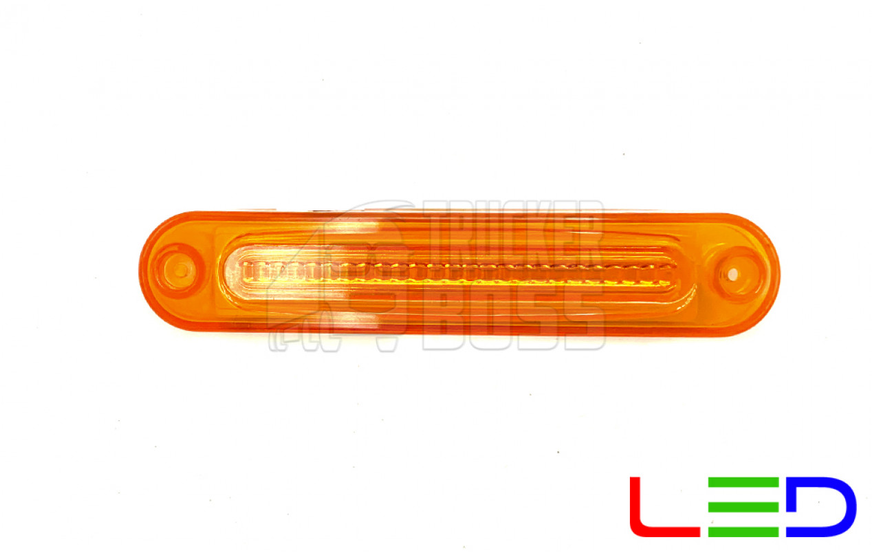 Габаритный фонарик Желтый 24v 12LED NOKTA