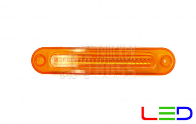 Габаритный фонарик Желтый 24v 12LED NOKTA