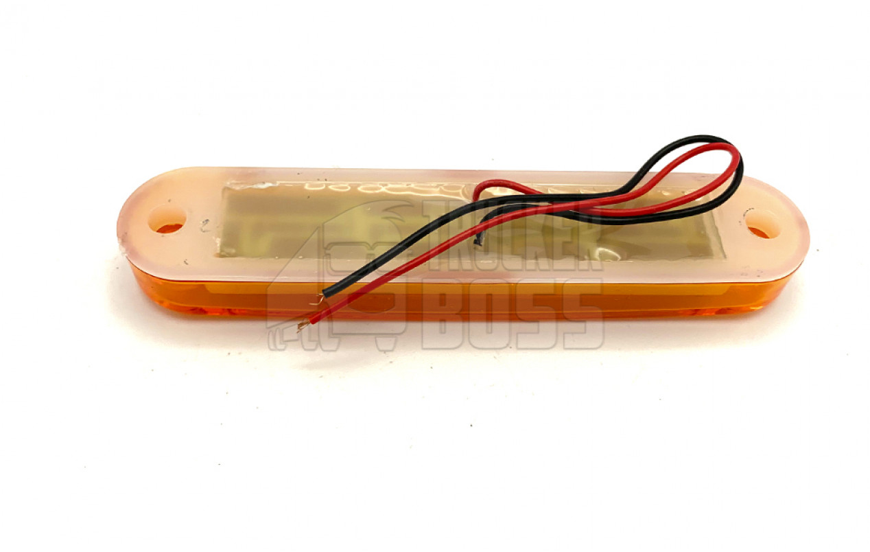 Габаритный фонарик Желтый 24v 12LED NOKTA