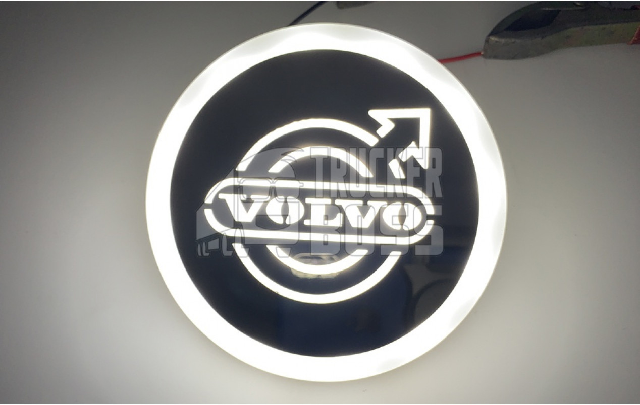 Фонарик эмблема VOLVO неоновый большой 24v Белый