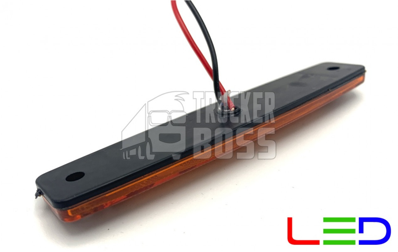 Габаритный фонарь Желтый 12-24v 6LED TH