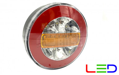 Ліхтар задній універсальний круглий 12-24 LED YP