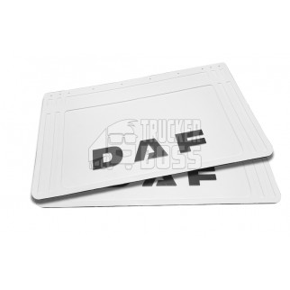 Брызговик DAF с объемным рисунком, белый 645*350