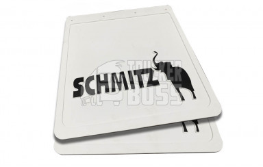 Брызговик SCHMITZ с объемным рисунком, белый 450х400