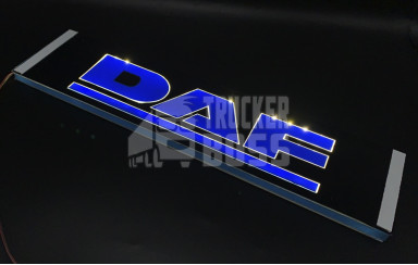 Світлодіодна табличка на лобове скло DAF 40x10см 24v Синя