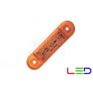 Фонарь габаритный Желтый 24v 3LED NOKTA