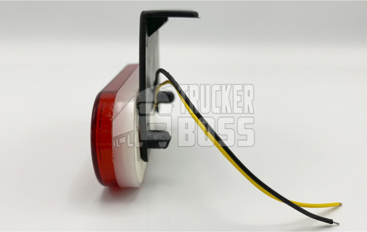 Габаритный фонарь Красный 24v с кронштейном NOKTA 20LED