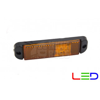 Фонарь габаритный KRONE Желтый 24v 3LED NOKTA