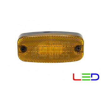 Фонарь габаритный Желтый e-mark 24v LED MARS