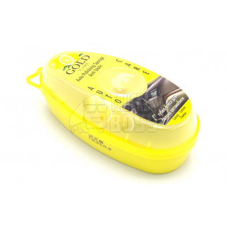 Полироль-губка для пластика солона с запахом GOLD CARE "Лимон"
