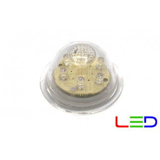 Вставка в габарит прицепа белая LED 24v