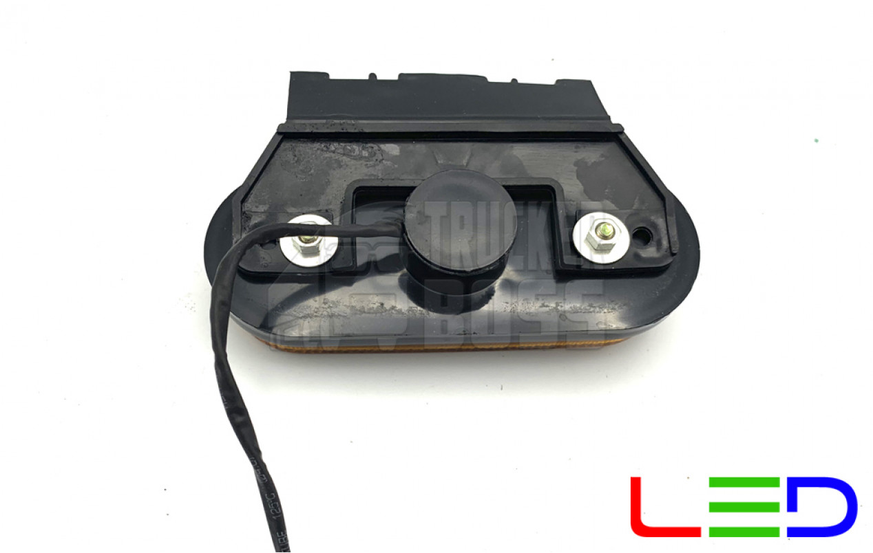 Фонарь габаритный на прицеп с кронштейном Желтый 24v 1LED