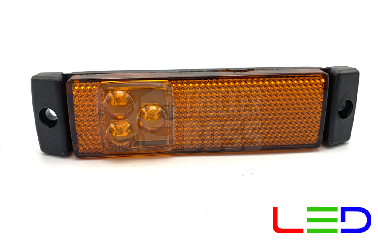 Фонарь габаритный KRONE Желтый 24v LED