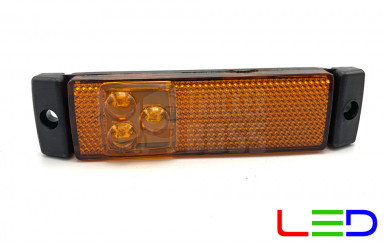 Фонарь габаритный KRONE Желтый 24v LED