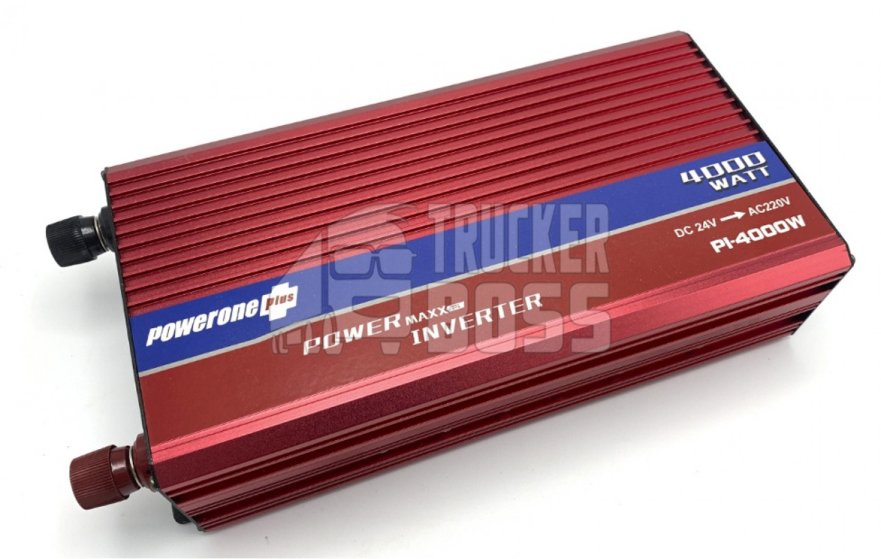 Перетворювач Інвертор PowerOne+ 24V-220V 4000W USB