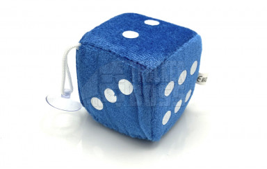 Кубик мягкий на присоске 3х3 Синий