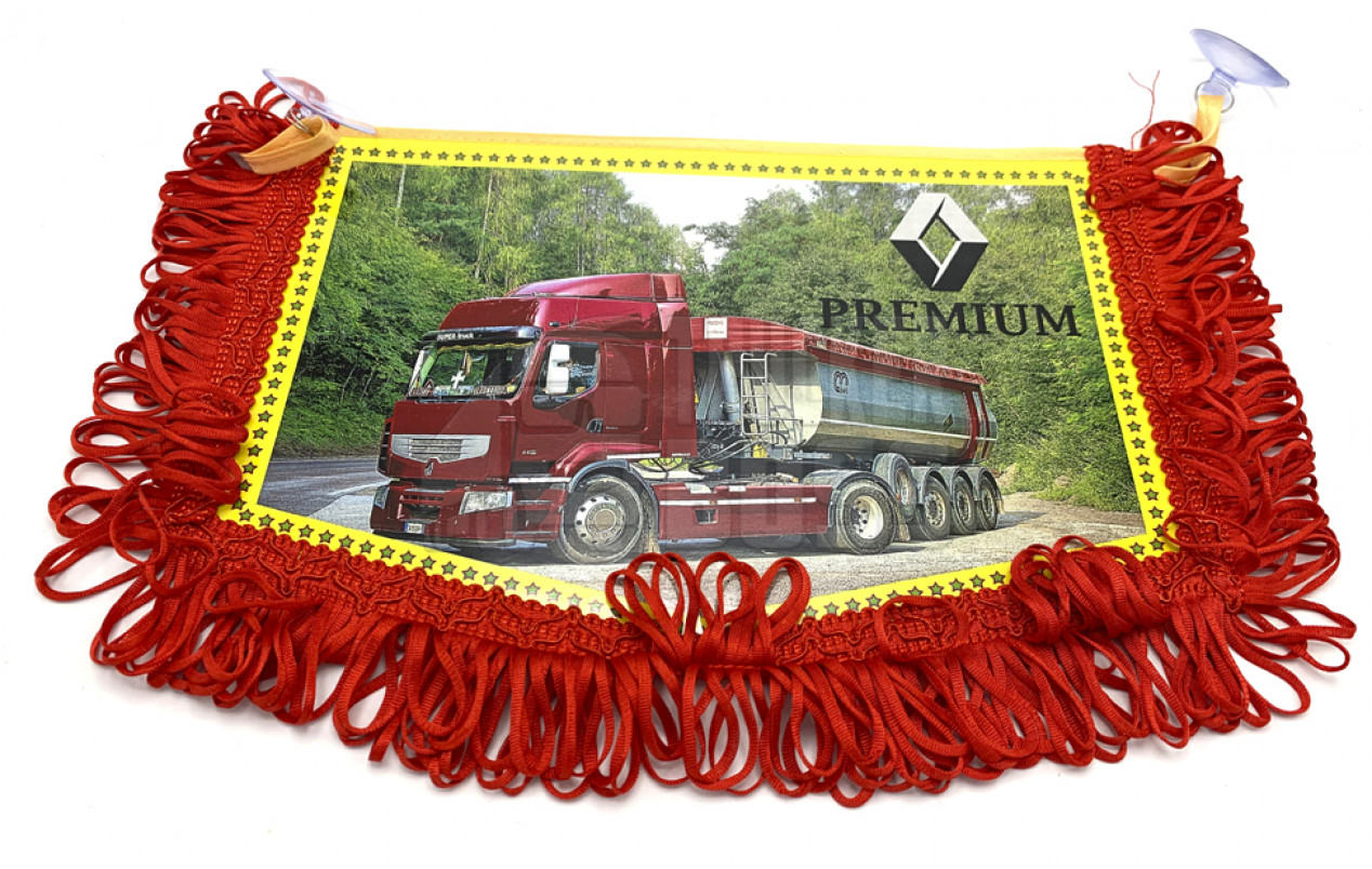 Вимпел декоративний RENAULT PREMIUM Червоний Середній