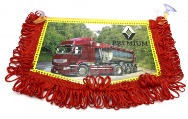 Вымпел декоративный RENAULT PREMIUM Красный Средний