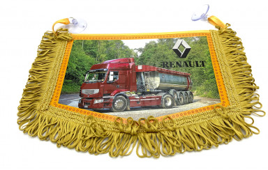 Вимпел декоративний RENAULT PREMIUM Жовтий Середній